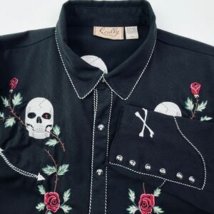 Scully Men Western Rockabilly Snap Shirt XXL EUC
